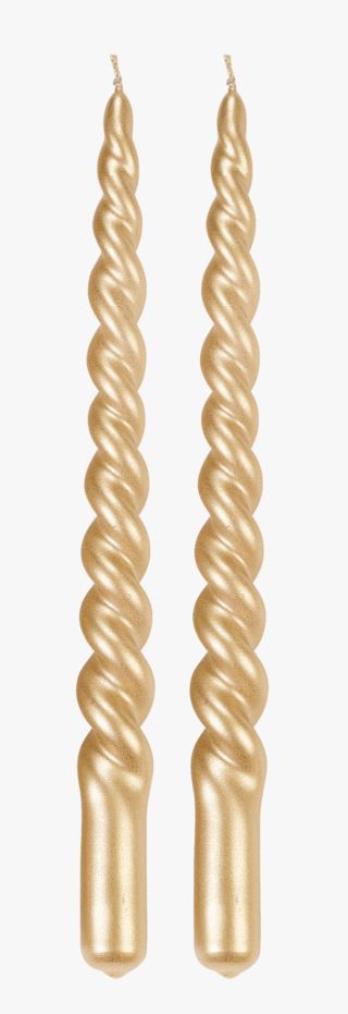Twisted GLOSS kruunukynttilä kulta