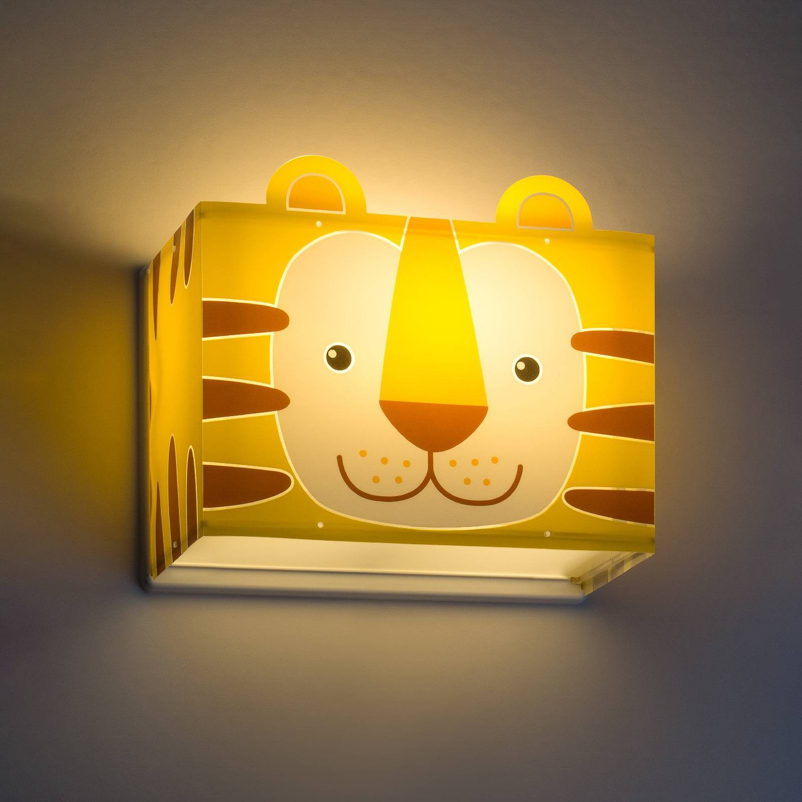 Lasten seinävalaisin Little Tiger pistokkeella