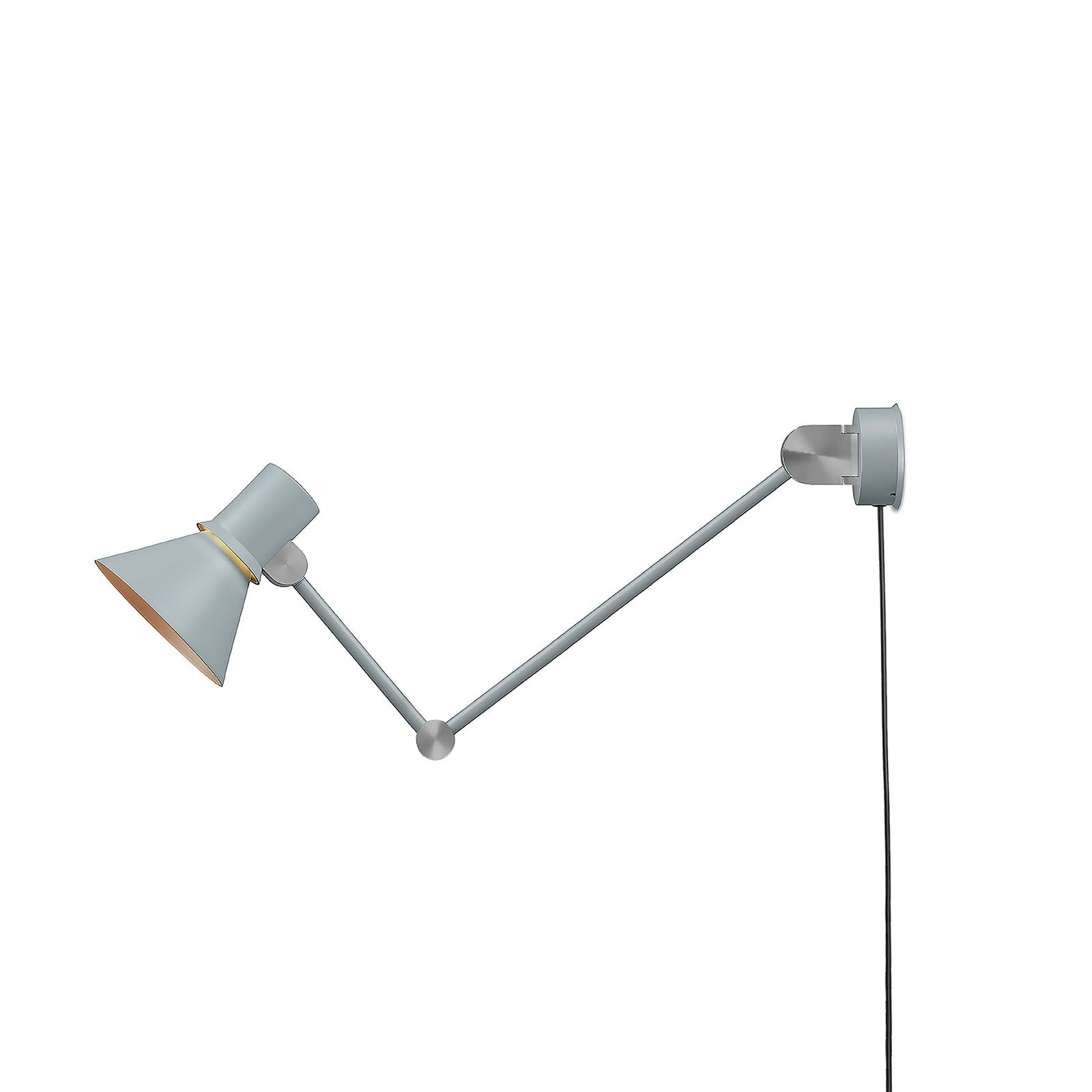 Anglepoise Type 80 W3 -seinälamppu, harmaa