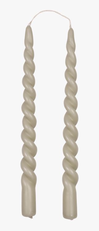 Twisted kruunukynttilä vaaleanvihreä