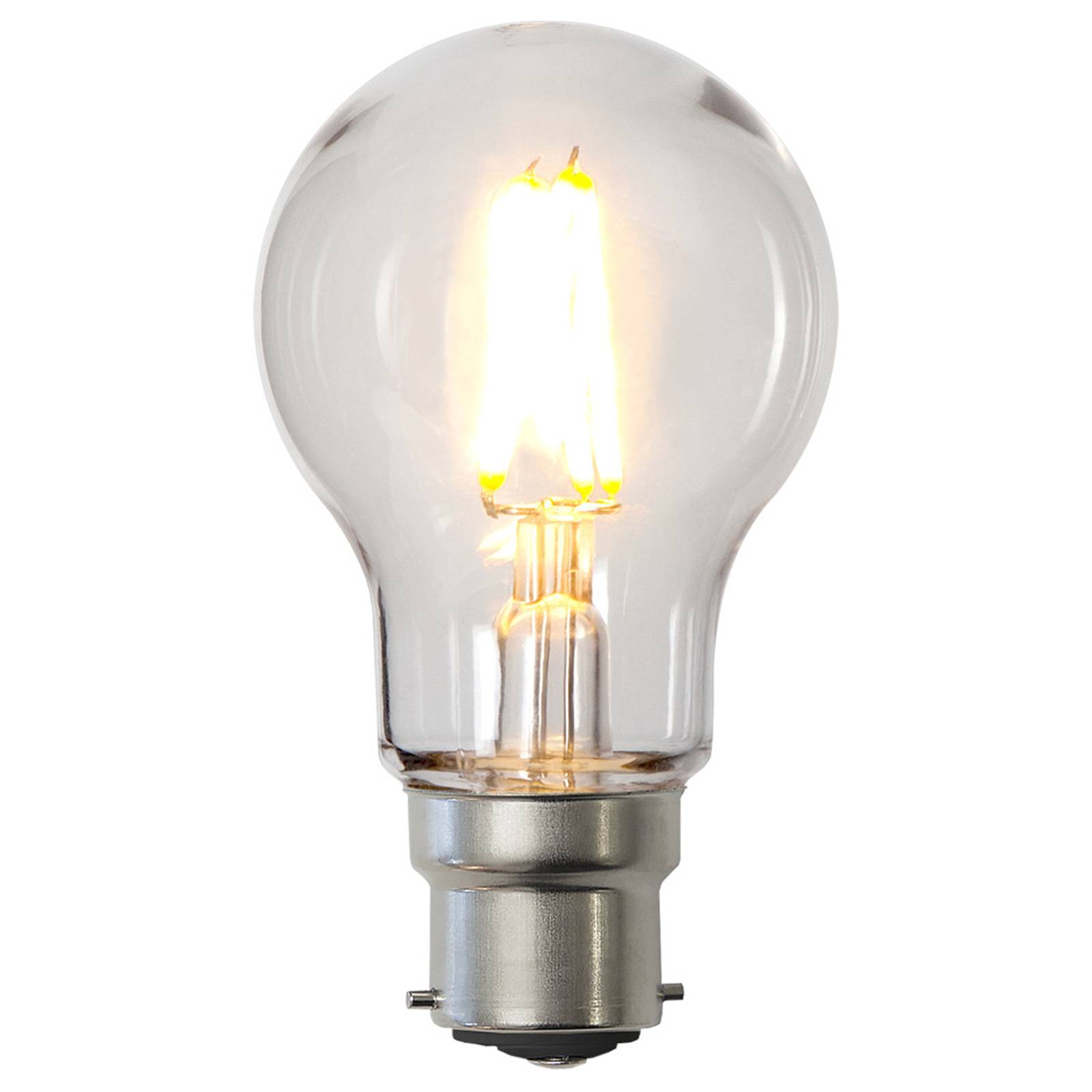 LED-lamppu B22 A55 2,4W polykarbonaattia, kirkas