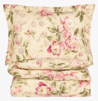 Floral Ballet percale pussilakanasetti vaaleankeltainen