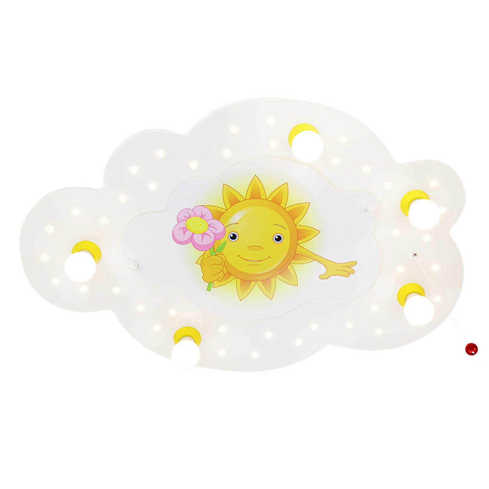 Kattovalaisin Aurinko ja kukka, 5-lamppuinen