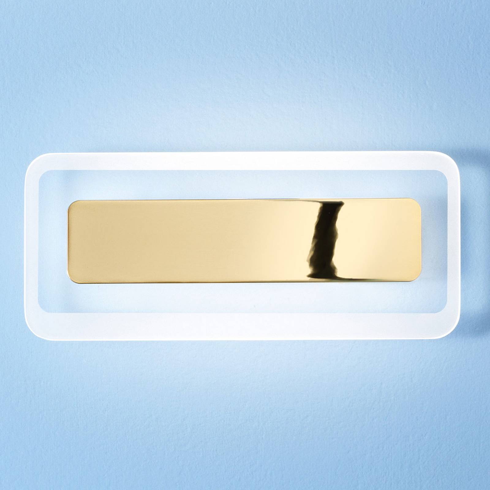 LED-seinävalaisin Antille, kulta, 31,4 cm