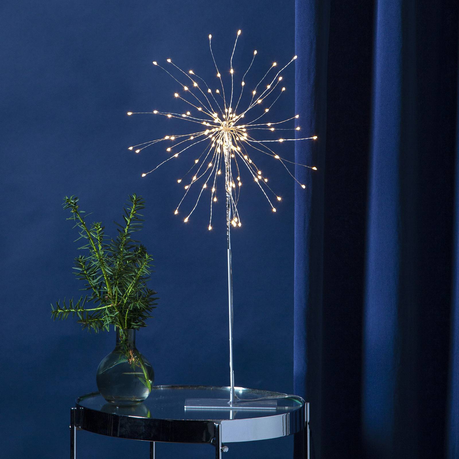 LED-koristevalaisin Firework 3D, korkeus 50 cm