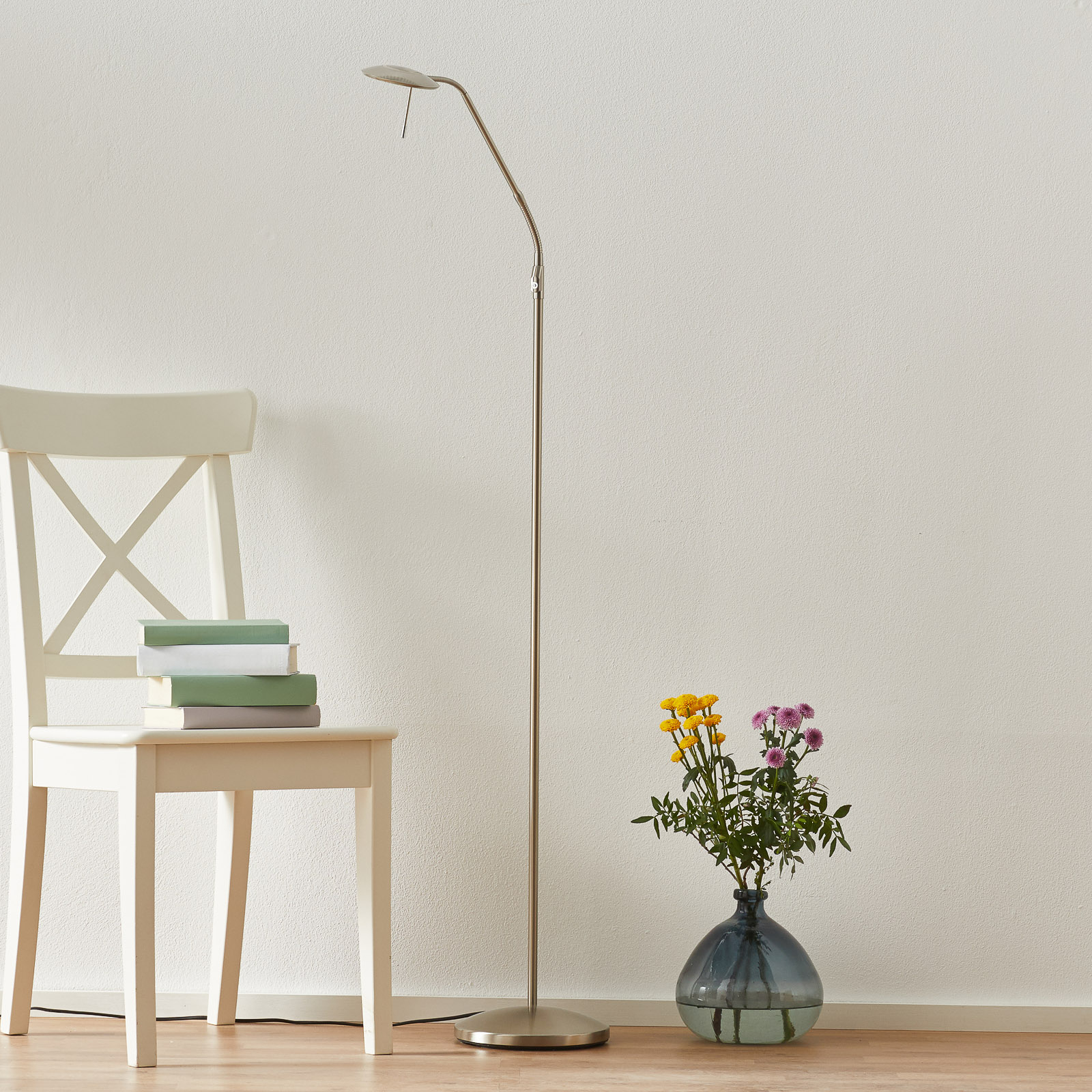 Säädettävä led-lattiavalaisin Zenith, himm., teräs