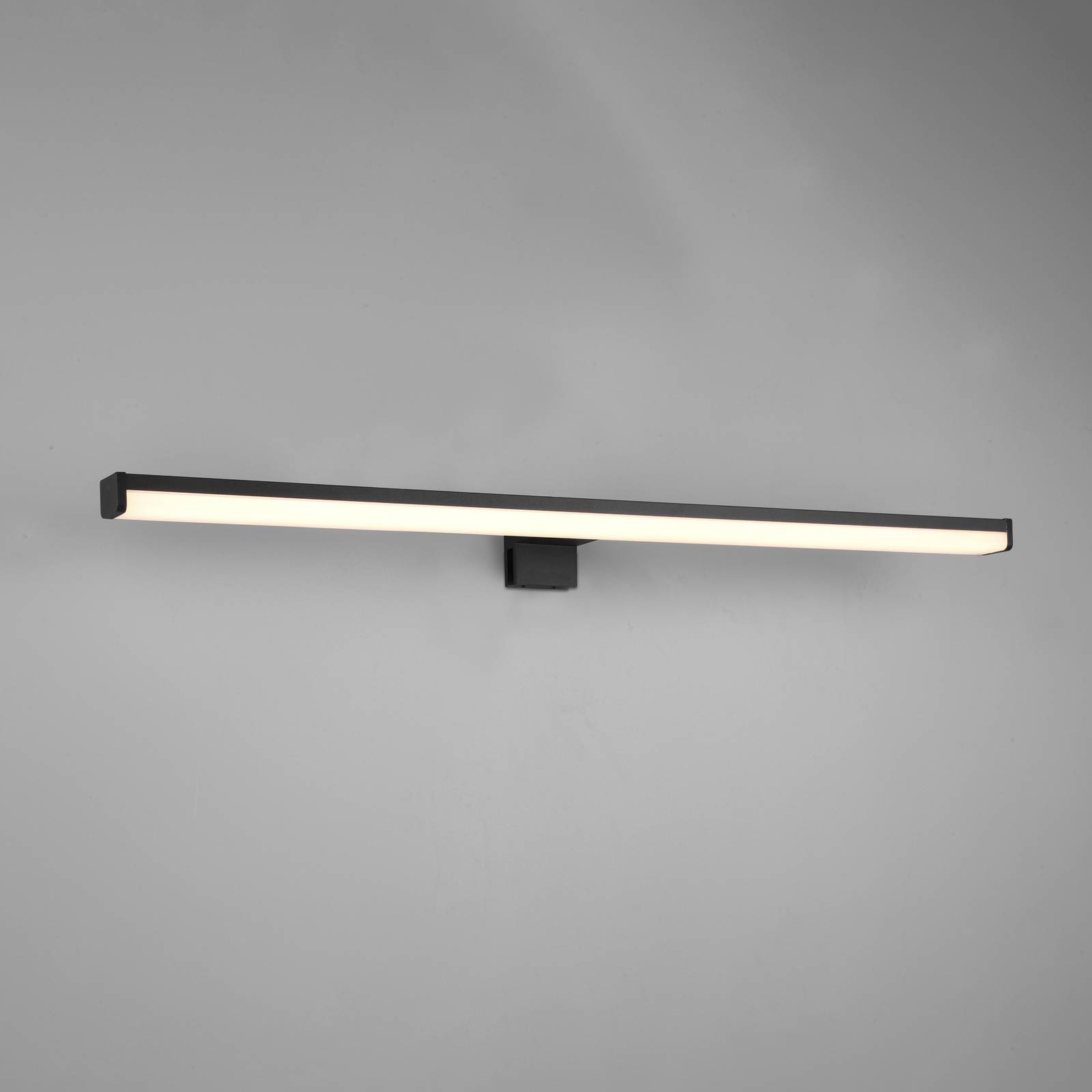 LED-seinävalaisin Lino, mattamusta/valkoinen