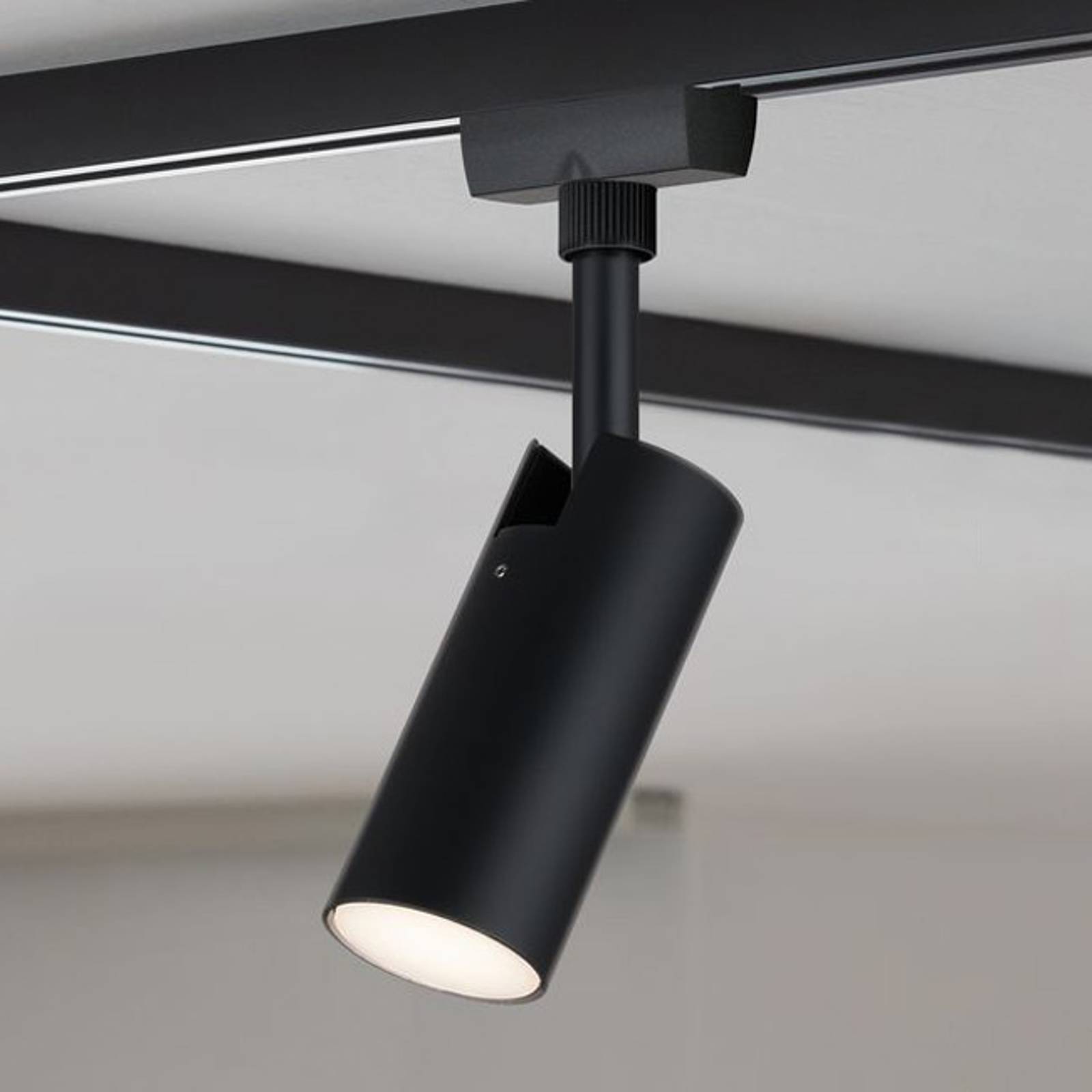 Paulmann URail LED-Spot Tubo musta 3 000 K