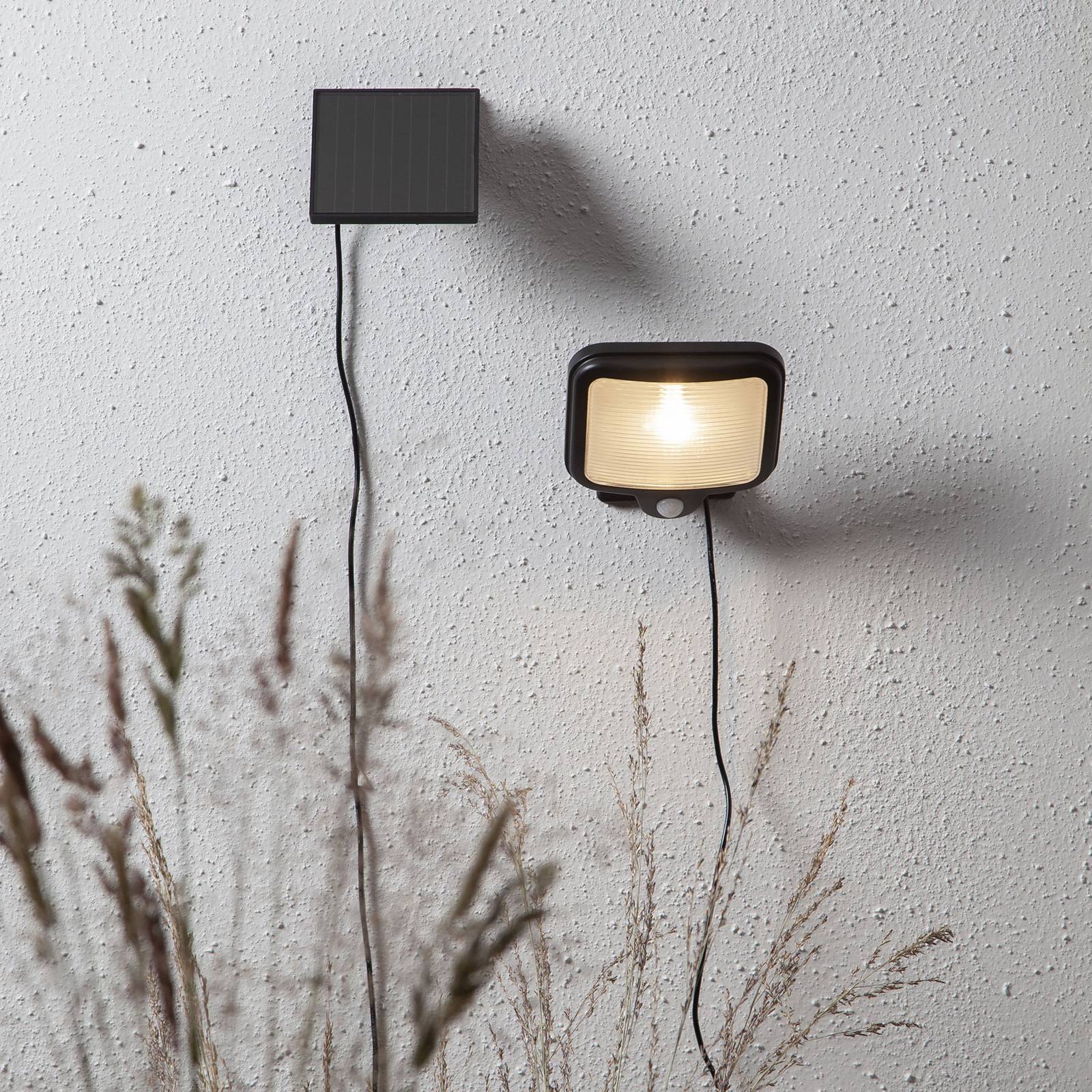 Powerspot Sensor -LED-valaisin, kulmikas musta 200