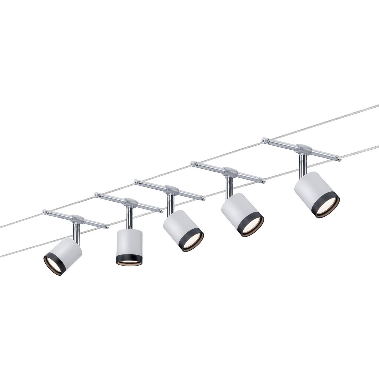 Paulmann TubeLED -vaijerijärjestelmä 5-lamppuinen