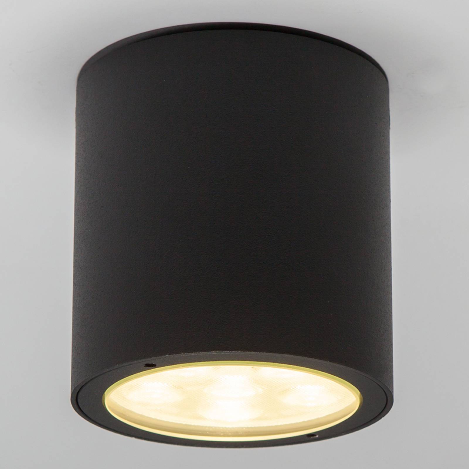 Pyöreä LED-kattospotti Meret ulkokäyttöön, IP54