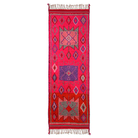 Woolen runner Matto Pink 70 x 280 cm
