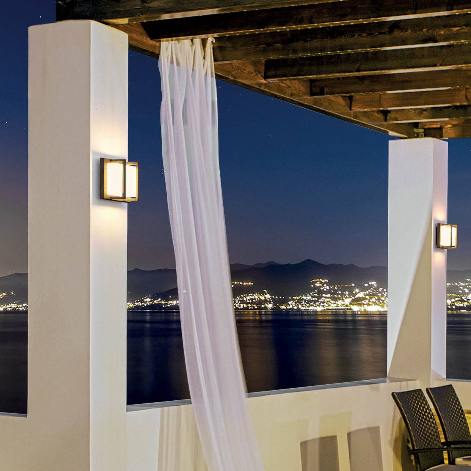 LED-ulkovalaisin Ice Cubic 3406, messinki natur