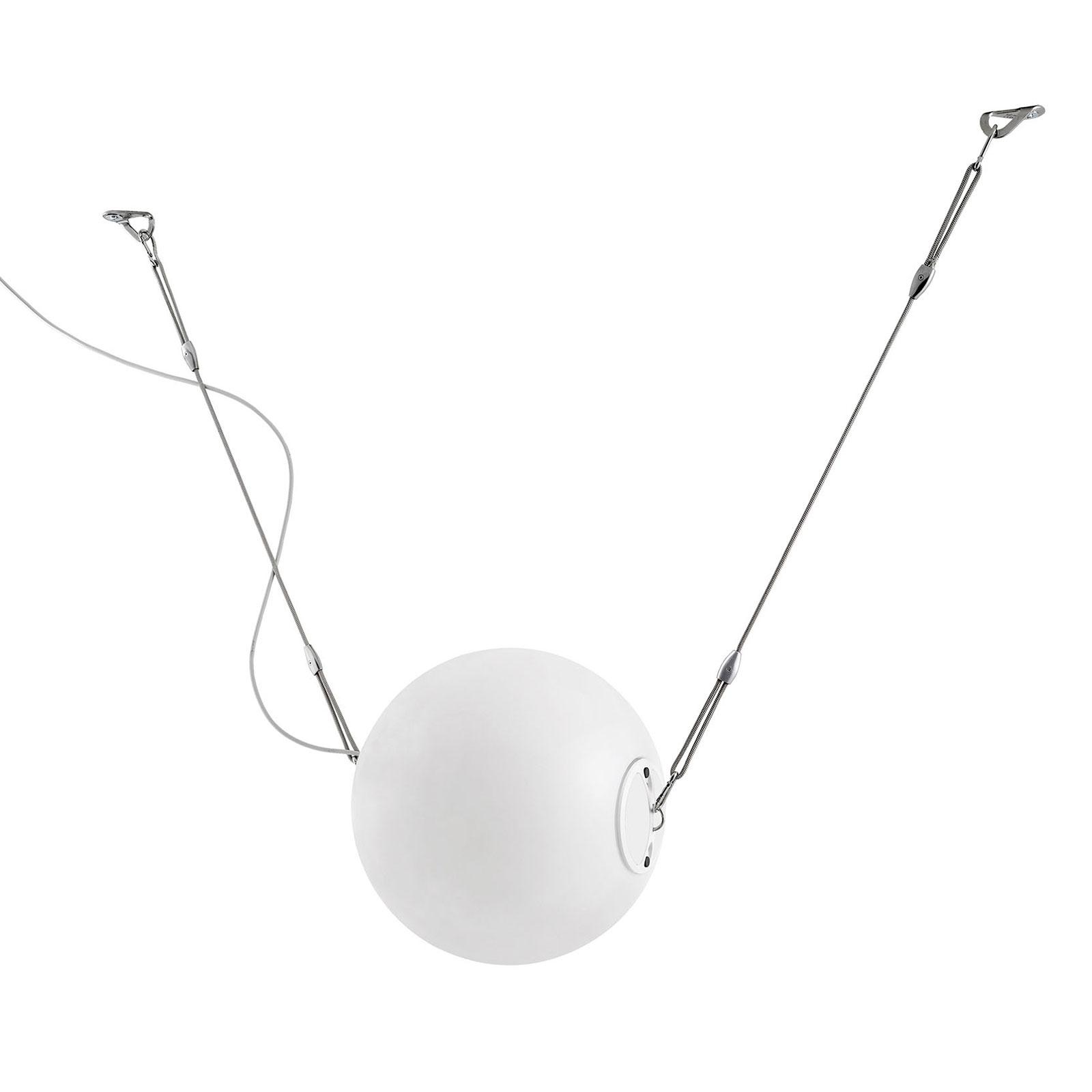 Lumina Perla -riippuvalo lasipallolla, Ø 35 cm