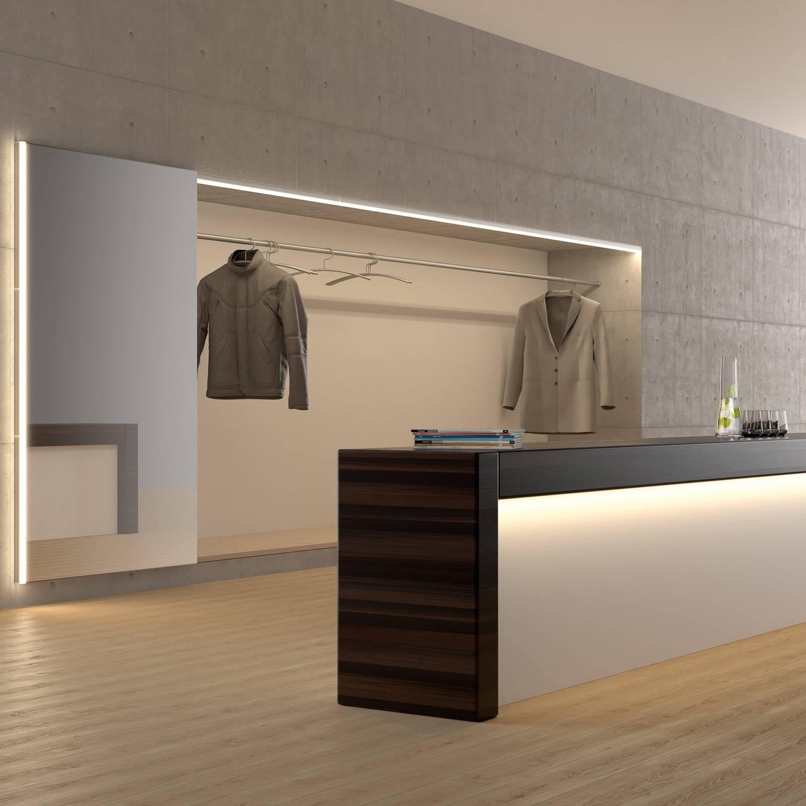 Siteco Combilite LED-F -valolista, 118 cm, 840