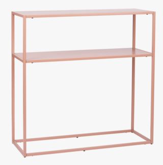 Steel sivupöytä utuinen vaaleanpunainen