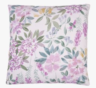 Florals koristetyyny moniväri/roosa