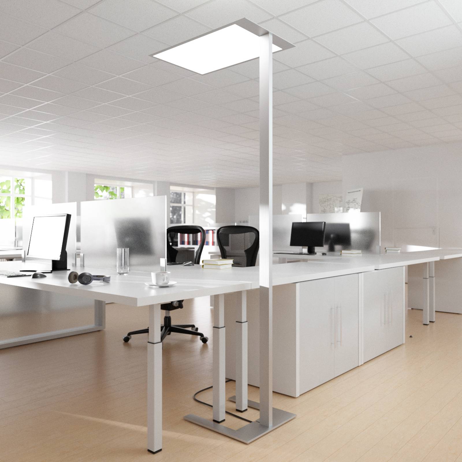 Toimiston LED-lattiavalo SL 713SL päivänvalotunn.
