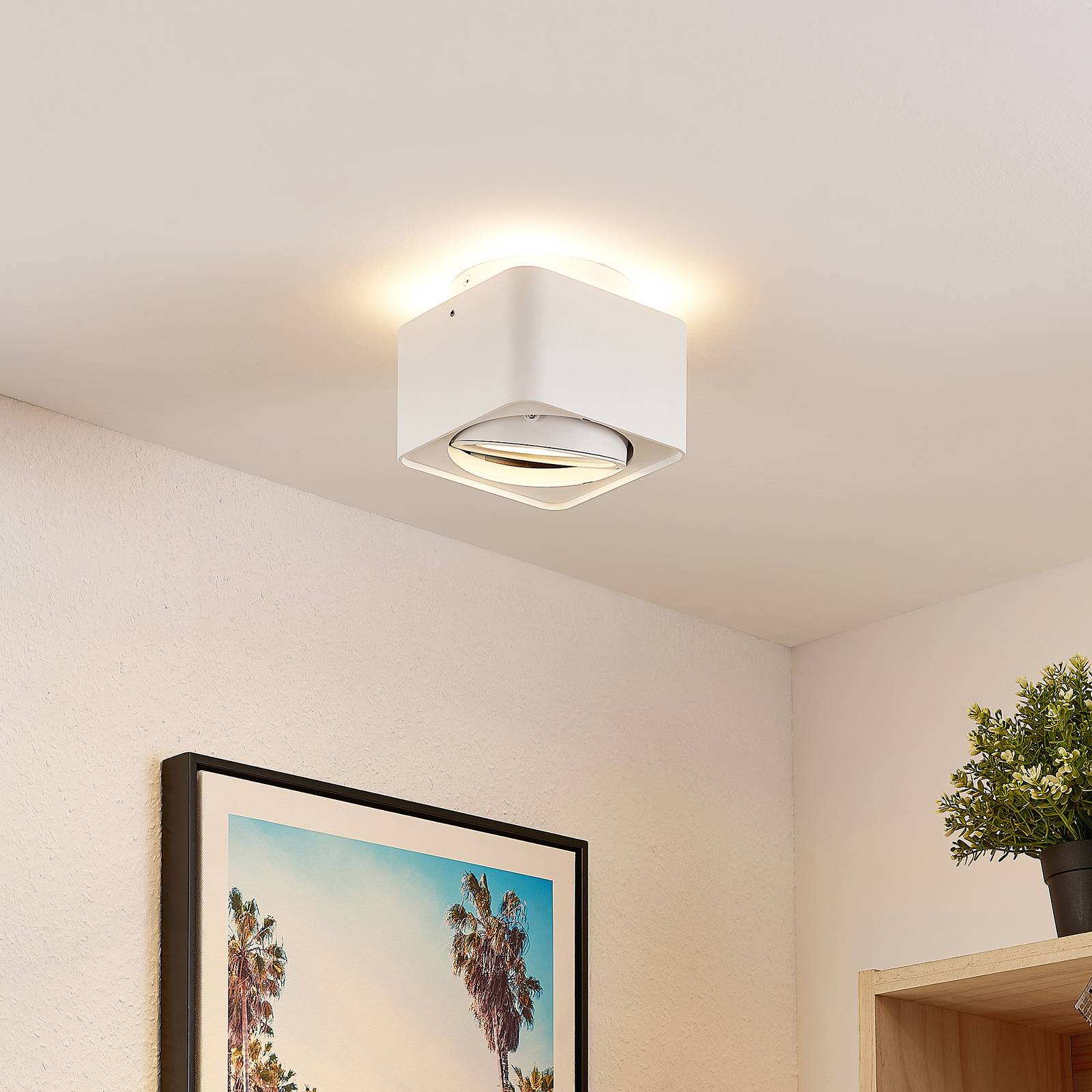 Arcchio Talima -LED-kattovalaisin, kulmikas