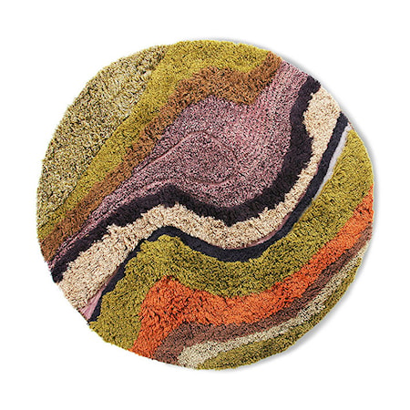 Pyöreä pehmustettu Matto gradient 150 cm