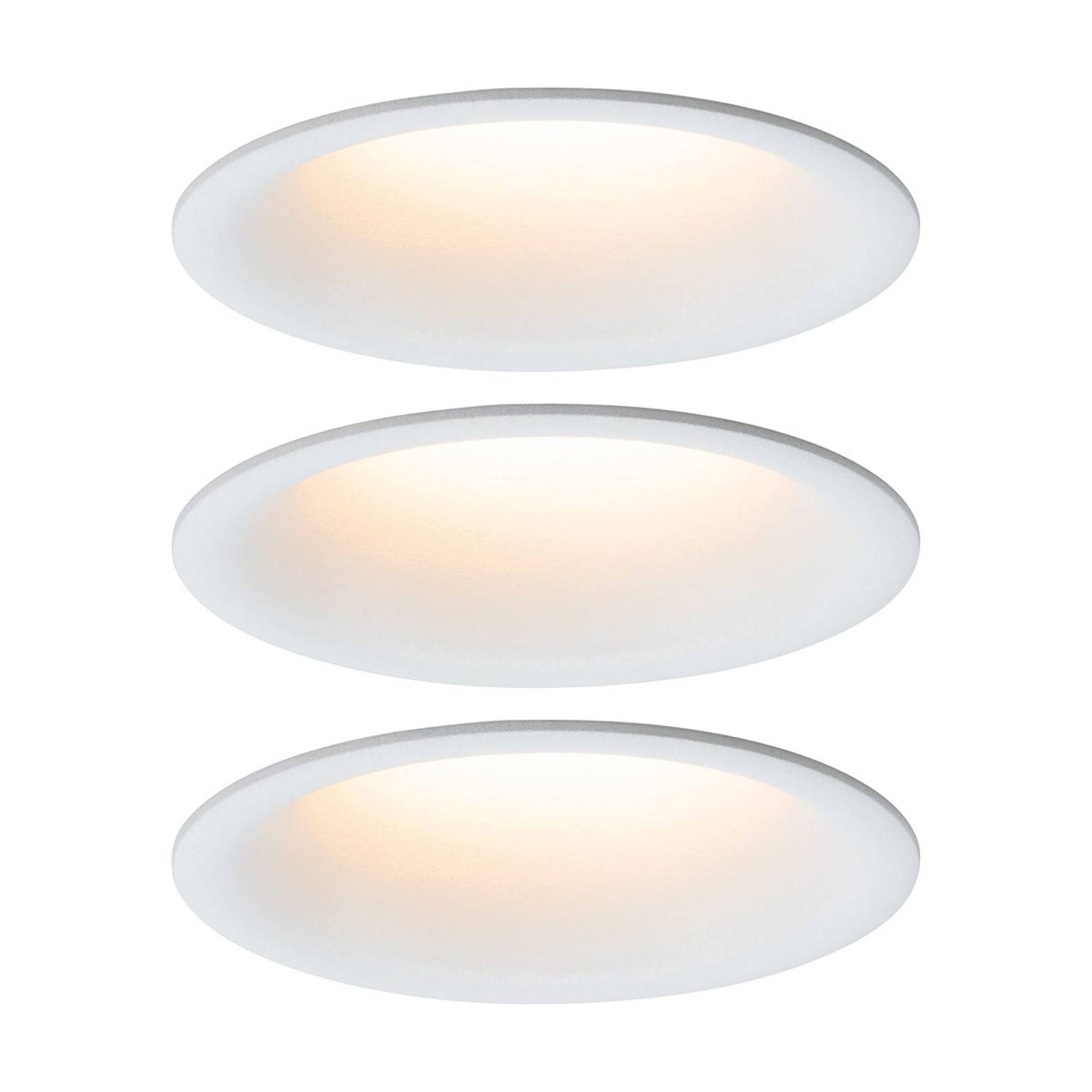 Paulmann-uppovalo Cymbal 3 x 6,5 W warmdim, IP44