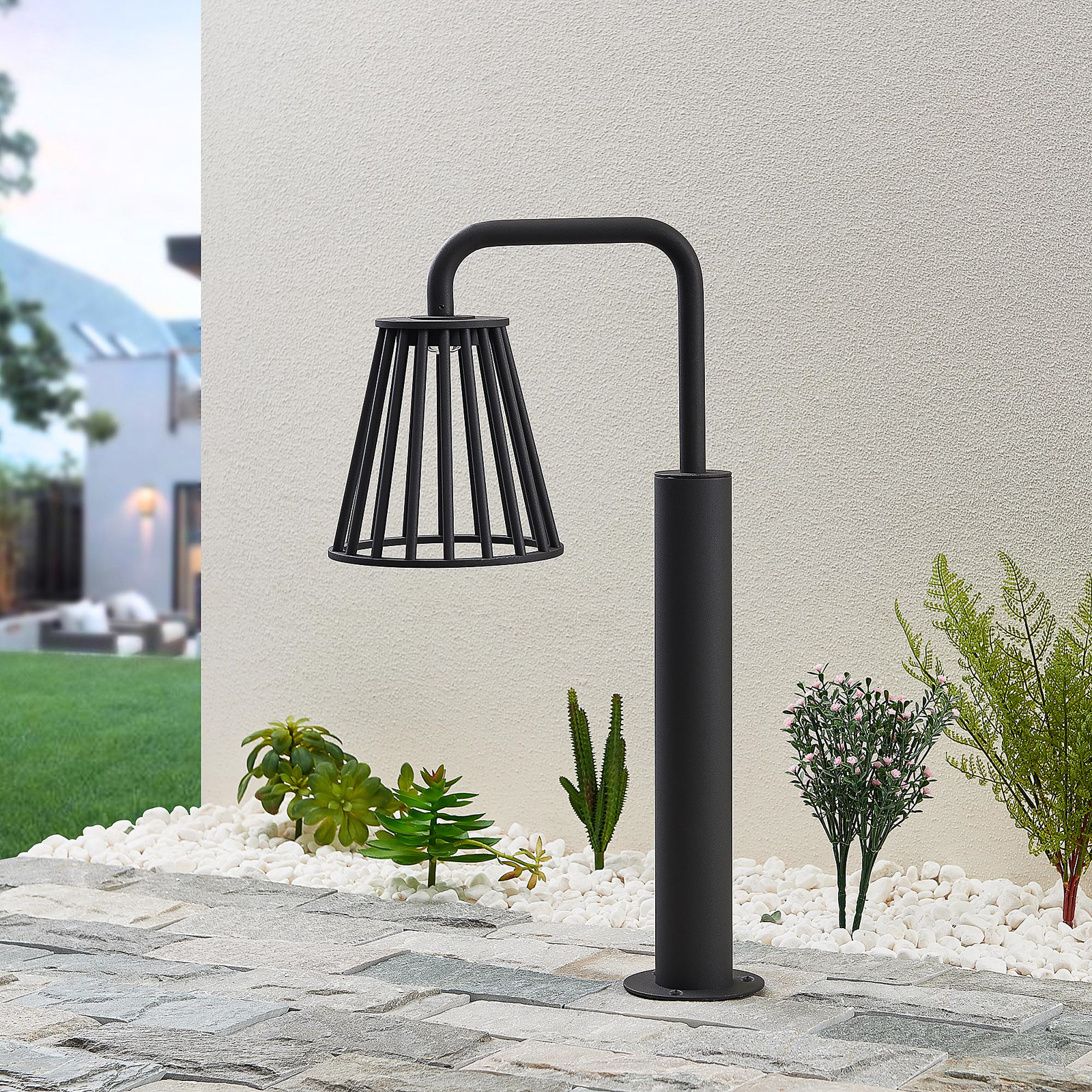 Lucande Miray -LED-ulkopylväsvalaisin, 60 cm