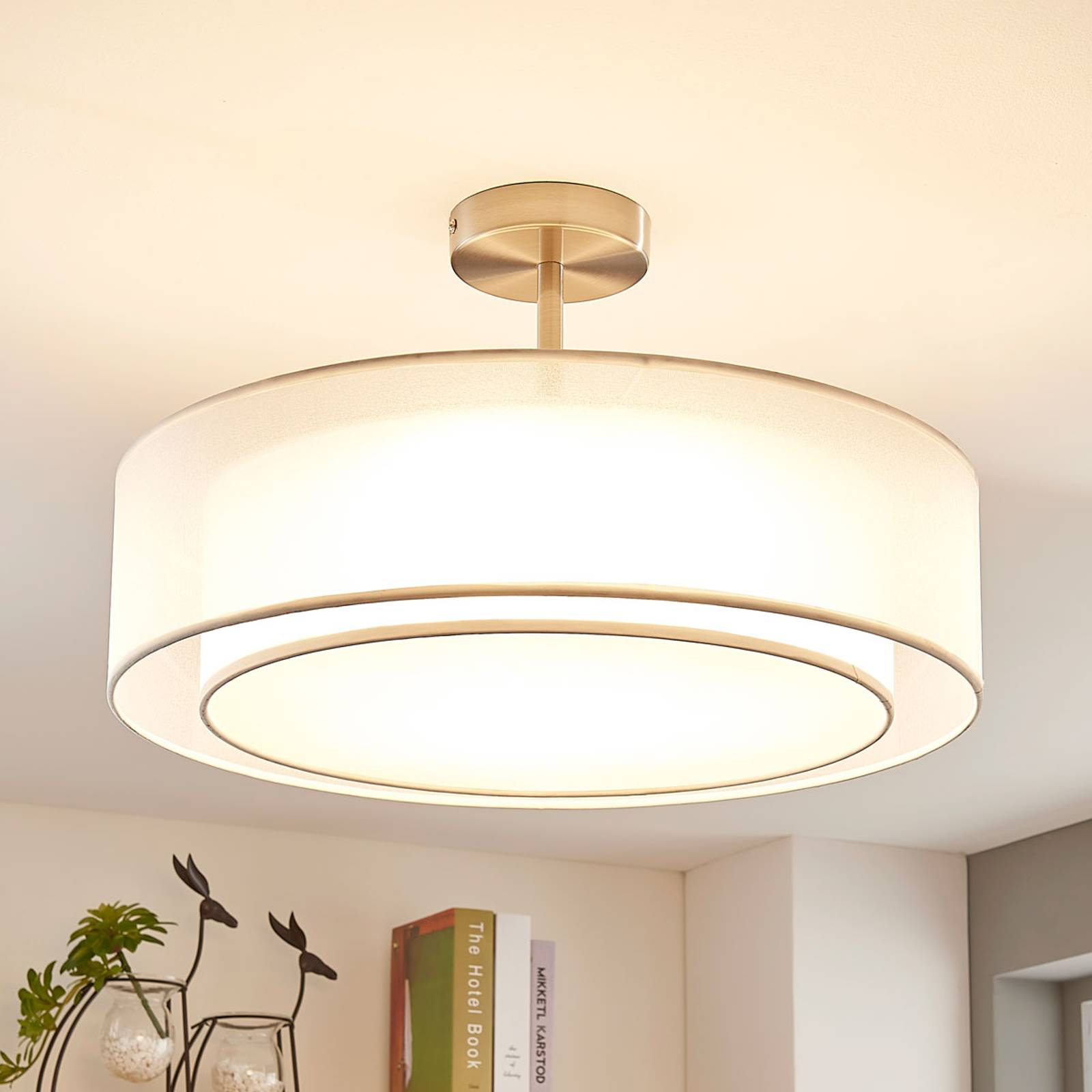 LED-kattovalaisin Pikka, himmennettävä, valkoinen