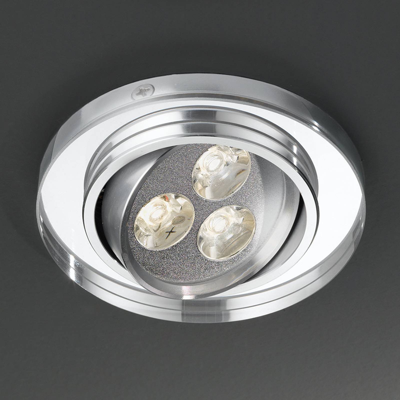 LED-uppokohdevalaisin Maria, 200 lumenia, pyöreä