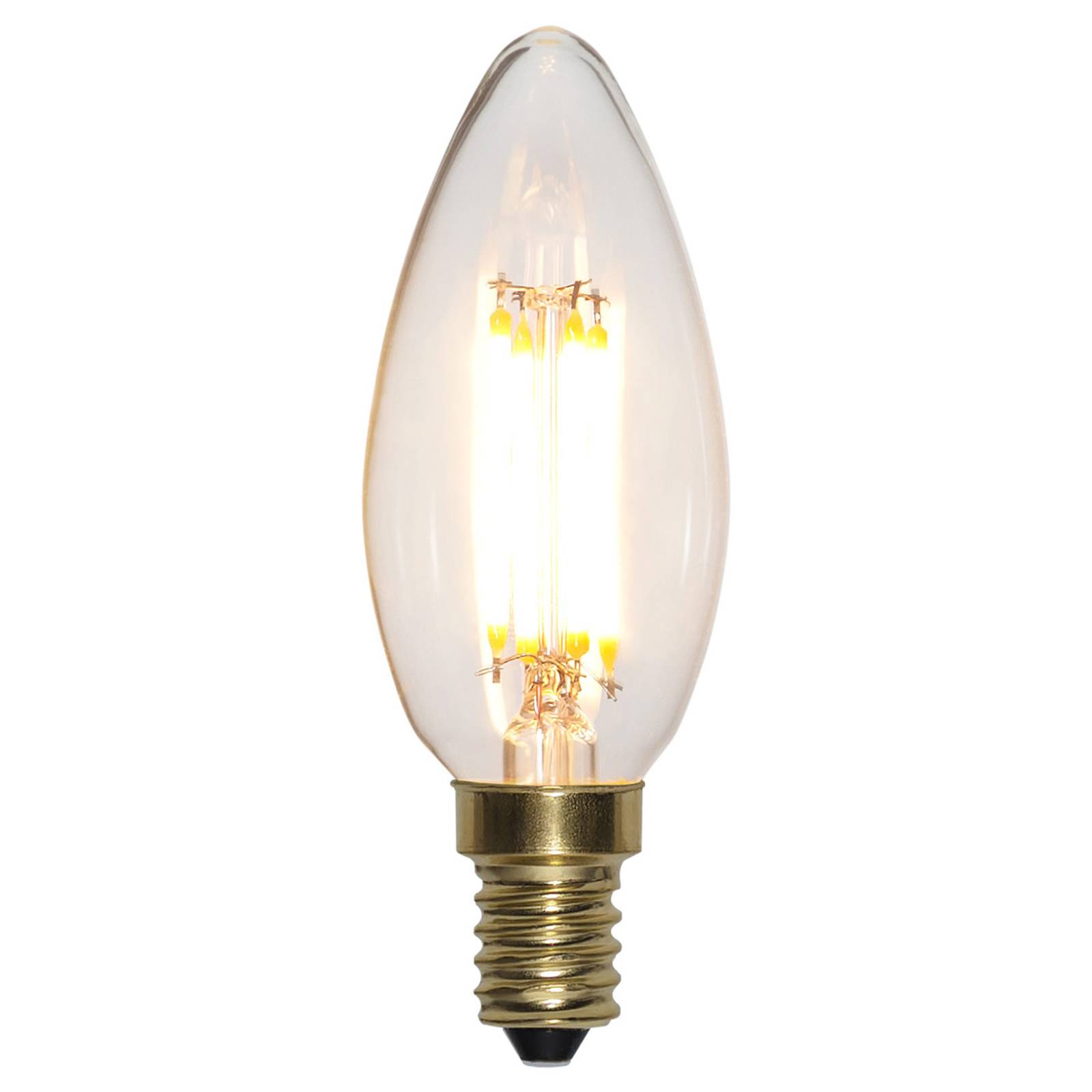 LED-kynttilä E14 4W Soft Glow 2100K 3-Step-himmen