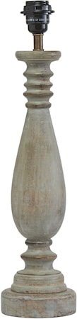 Linda Pöytävalaisin Washed grey 52cm