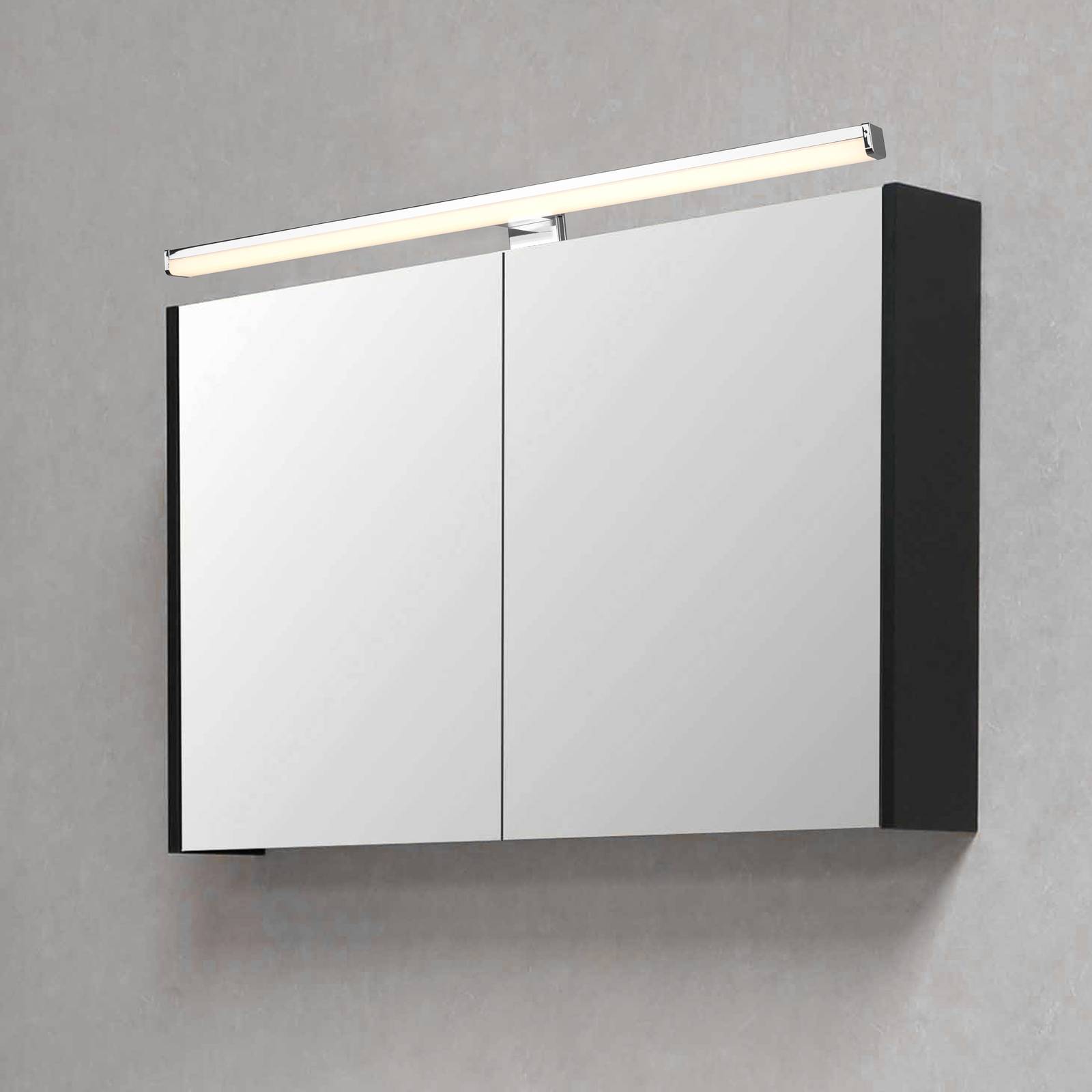 LED-seinävalaisin Lino, kromi/valkoinen