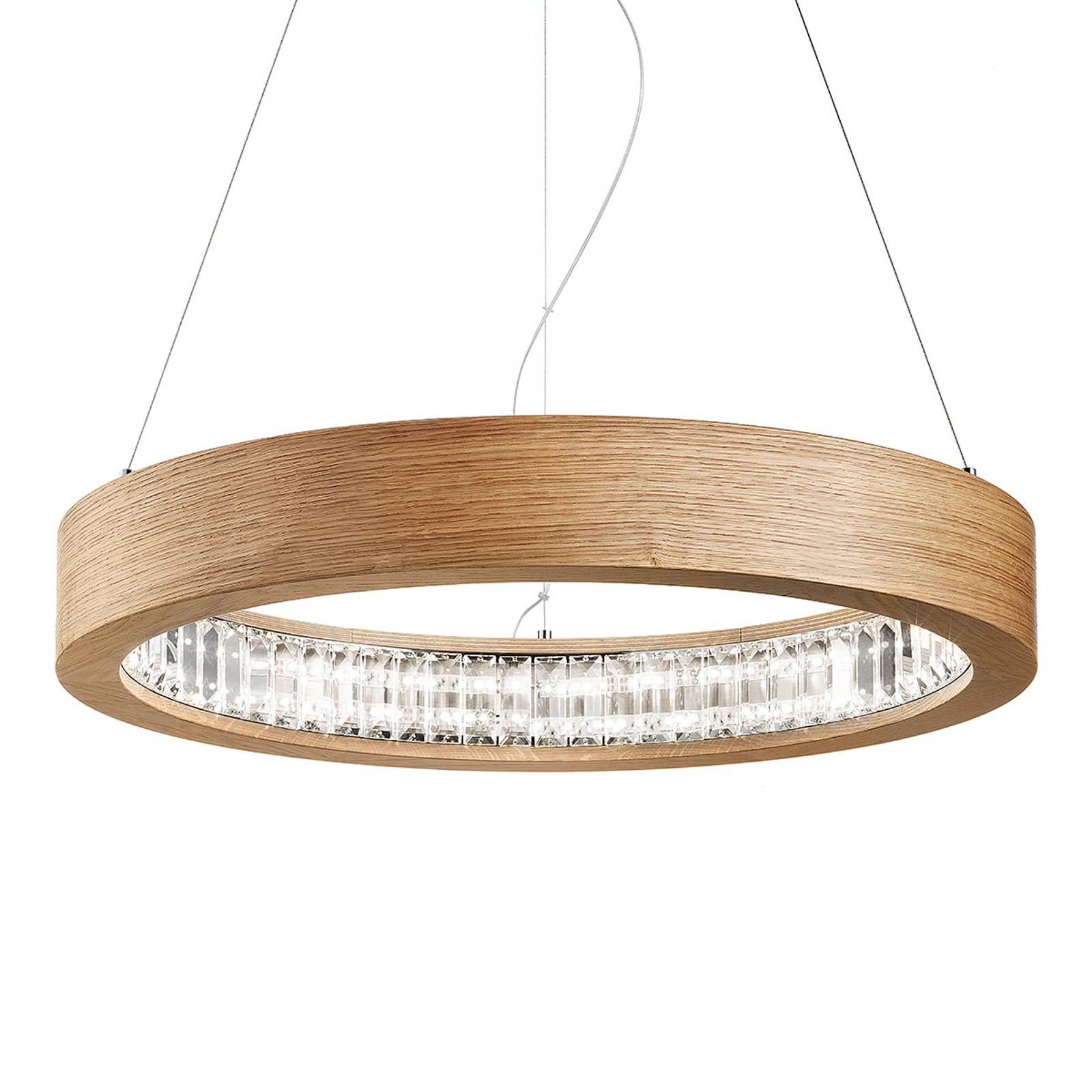 Pyöreä LED-riippuvalaisin Libe Round, 60 cm