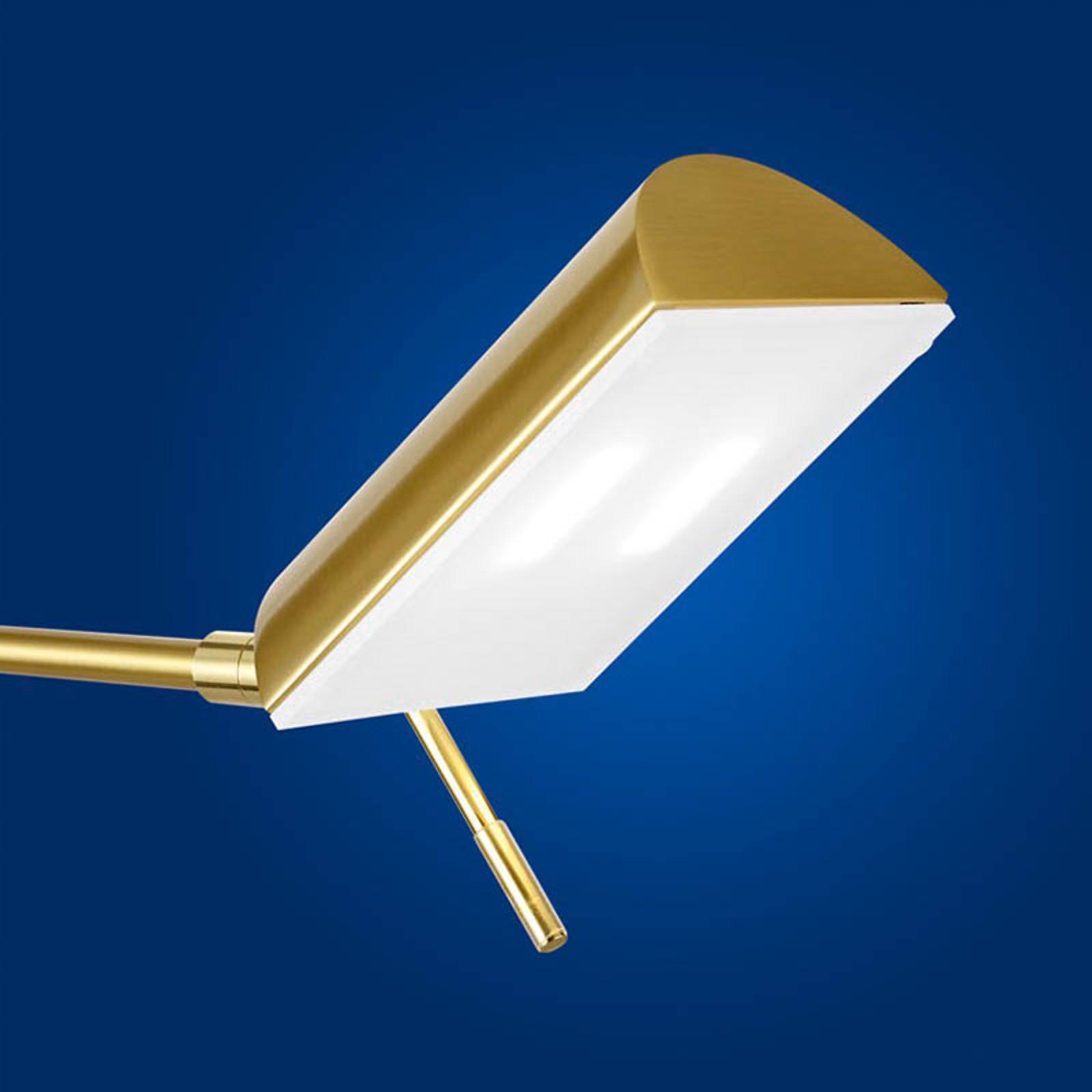 Monipuolinen LED-työpöytälamppu Graz, messinki
