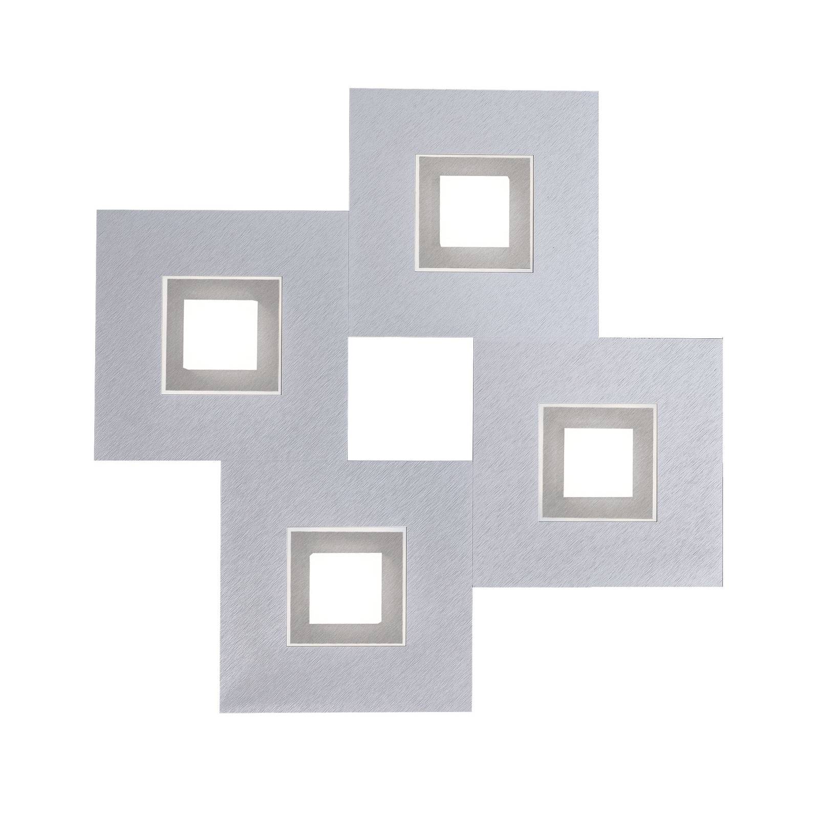GROSSMANN Karree 4-lamppuinen 50x50 titaani