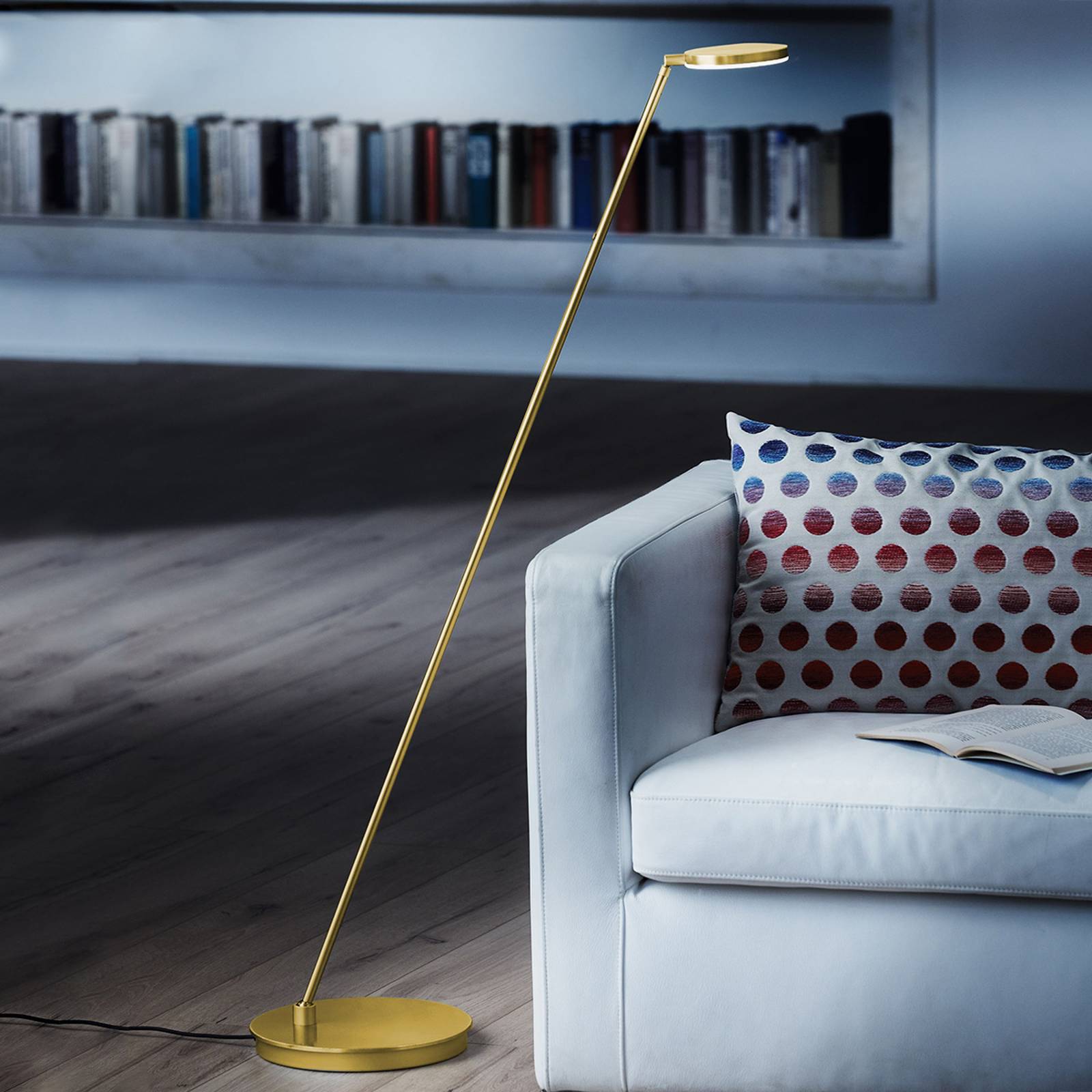 Holtkötter Plano S -LED-lattiavalo messinkiä