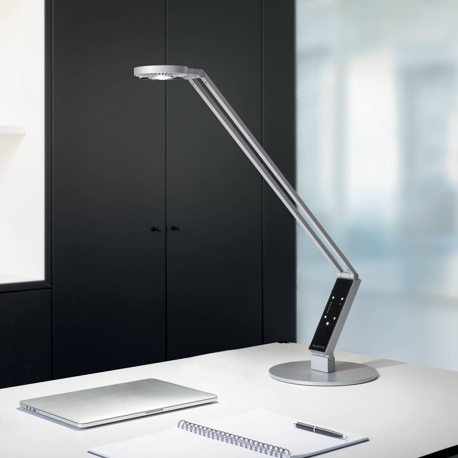 Luctra LED-pöytälamppu TableProRadial alumiini