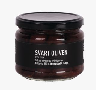 Svart oliivi musta