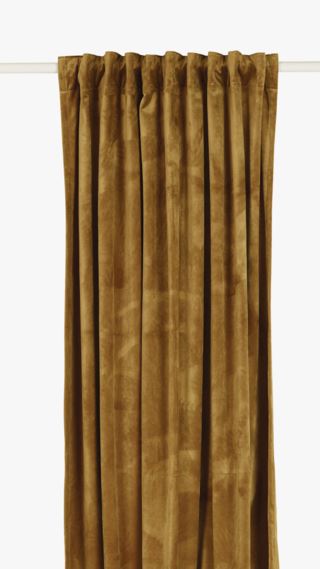 Mali velour verho keltainen