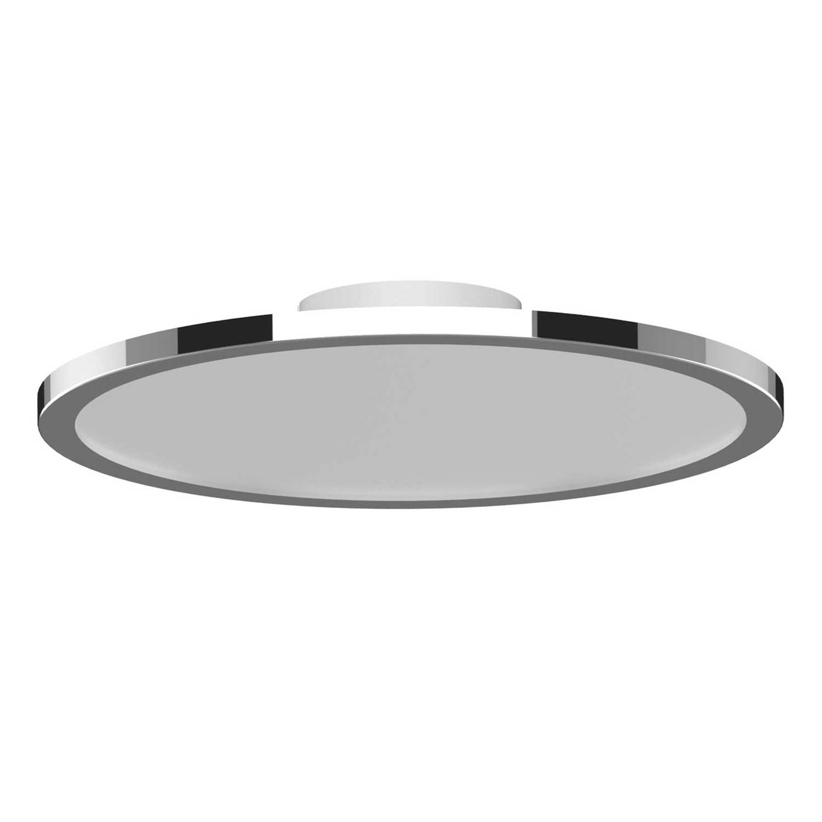 Lightme-LED-kattovalaisin Aqua Ø 30,2 cm, kromi
