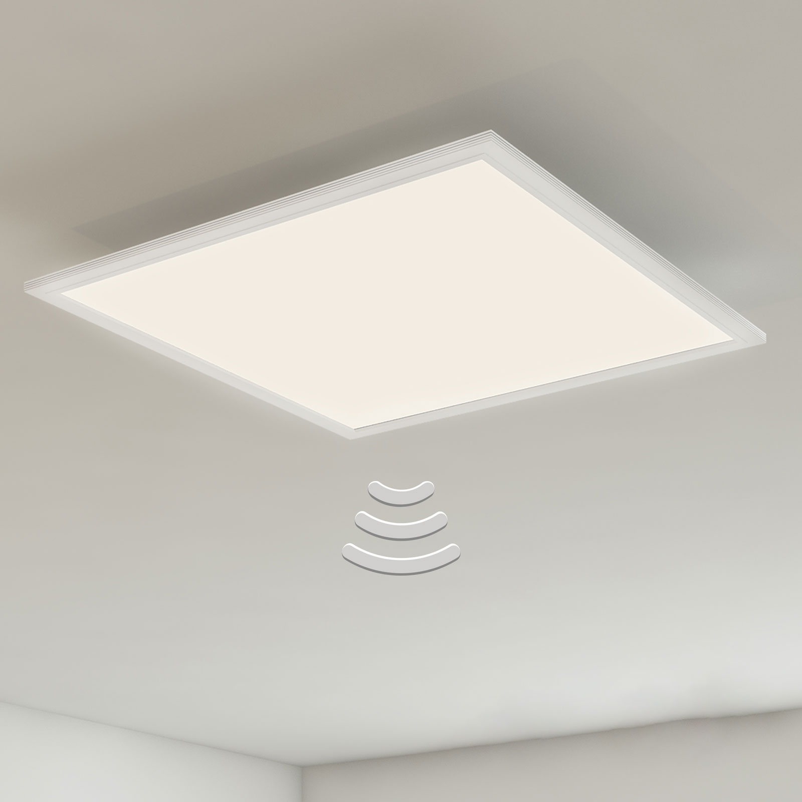LED-kattovalaisin 7188-016, tunnistin, 59,5x59,5cm