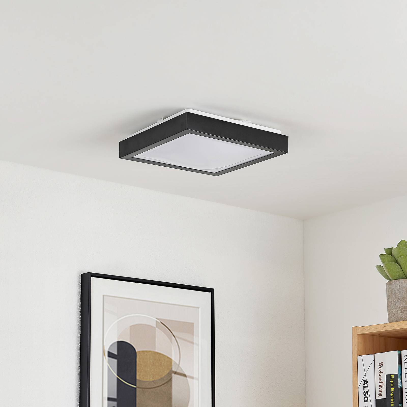 Lindby Atilio -LED-kattovalaisin, 27 cm