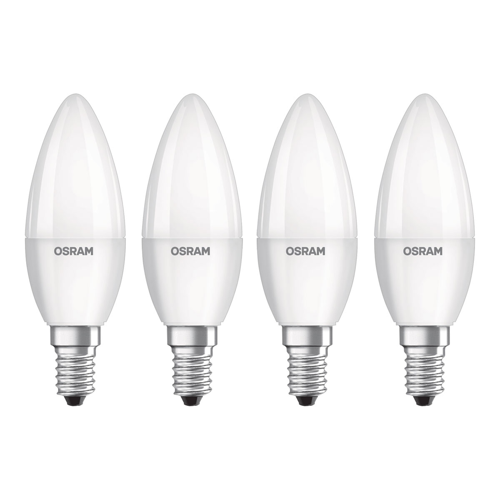 OSRAM-LED-kynttilä E14 Base Retro 5,7W 4 kpl 4000K