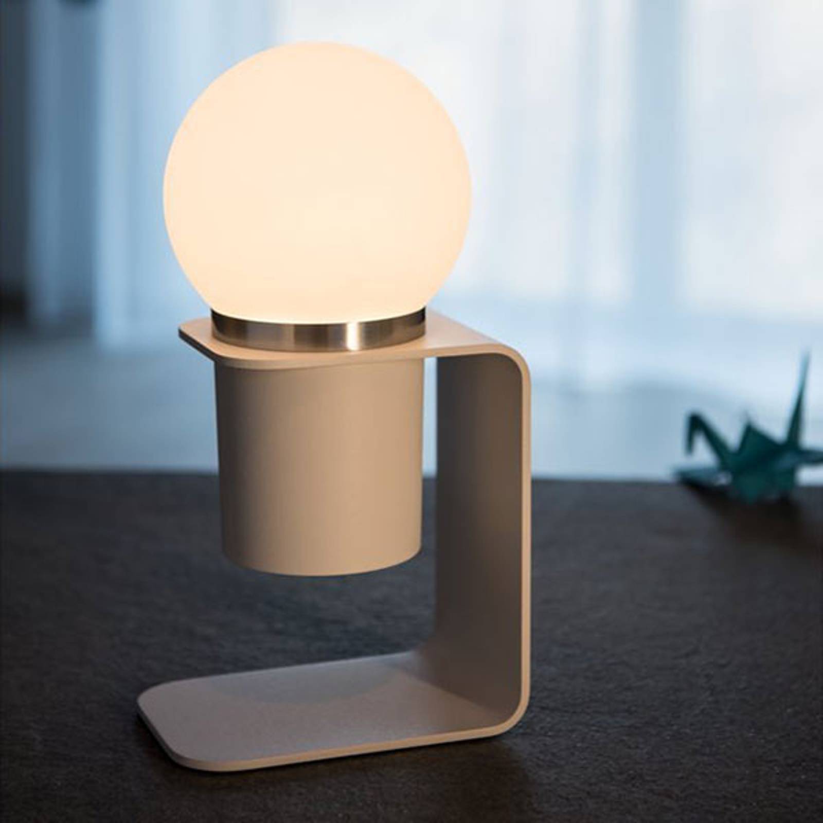 SLV Tonila -LED-pöytälamppu valkoinen/alumiini