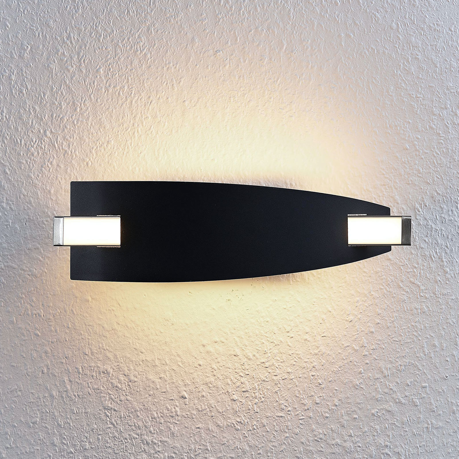 LED-seinävalaisin Marija, musta