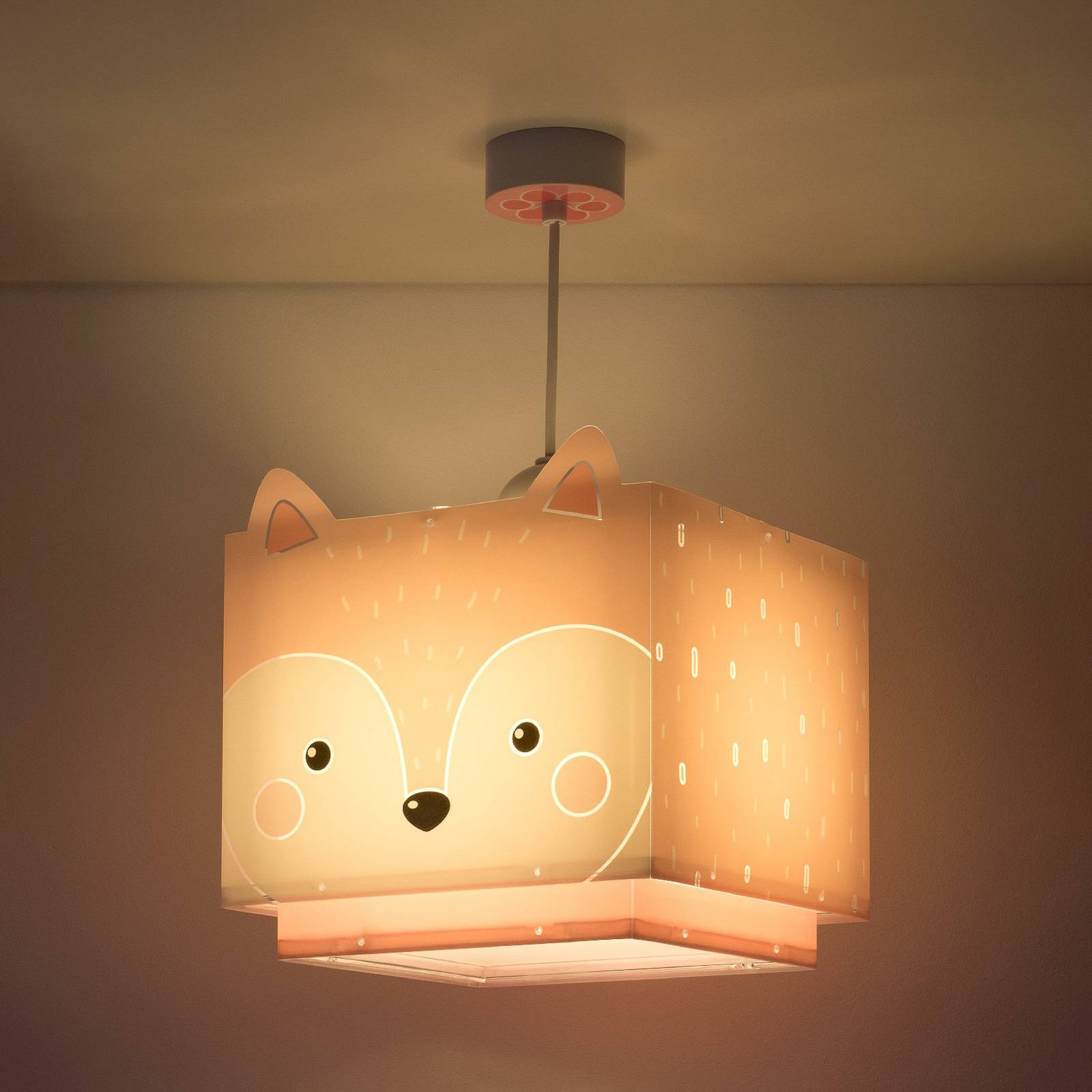 Lastenhuoneen riippuvalo Little Fox, 1-lamppuinen