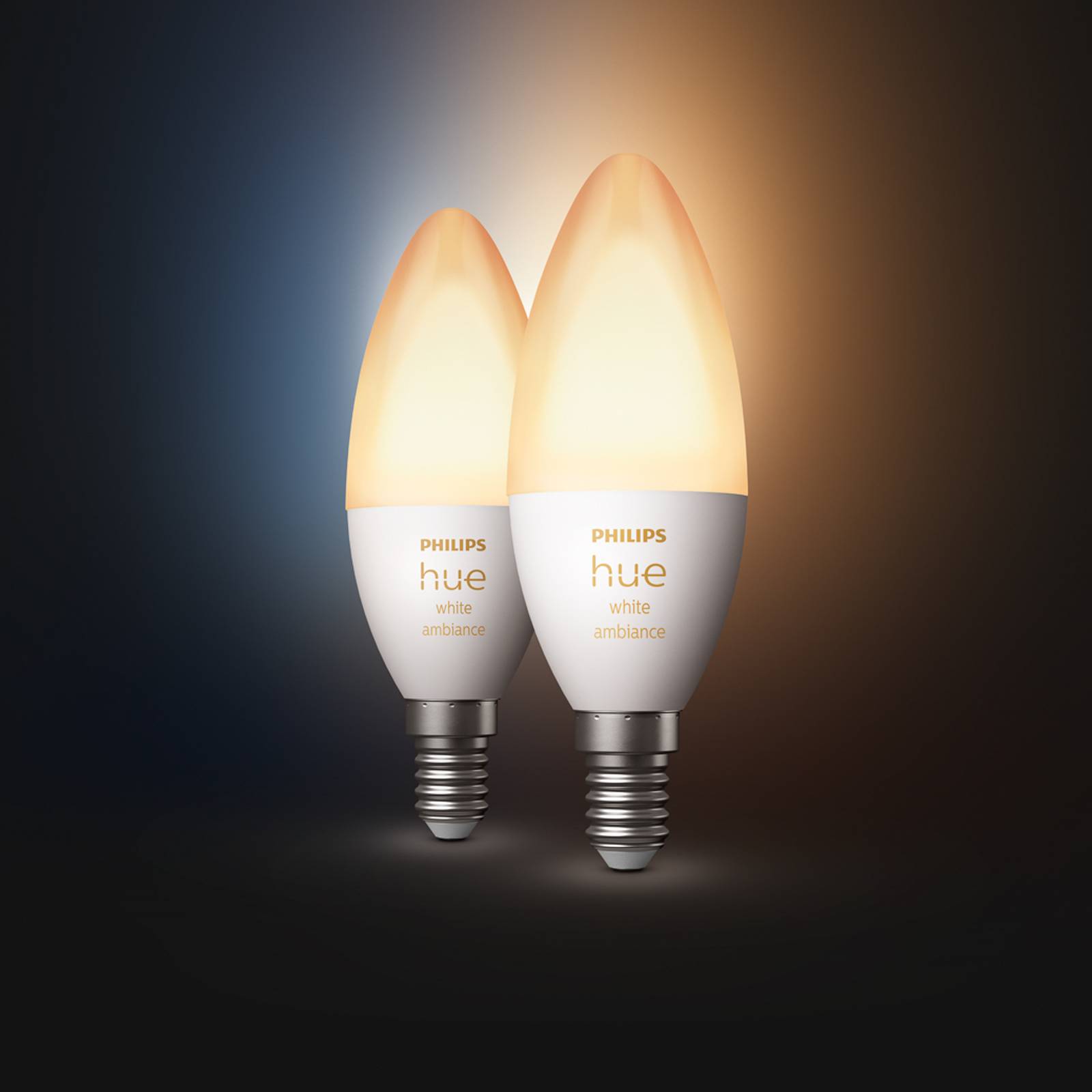 Philips Hue kynttilälamppu White Ambiance 2x E14