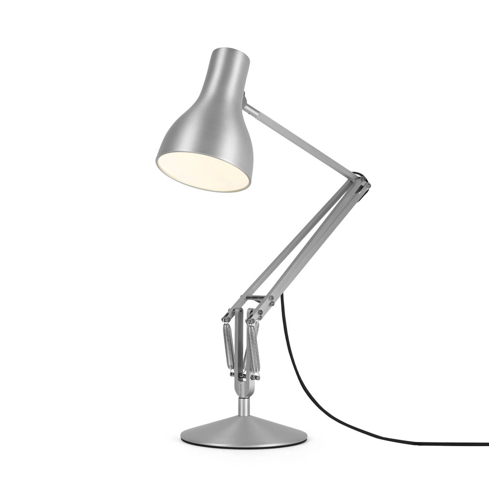 Anglepoise Type 75 -pöytälamppu hopea