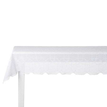 Pöytäliina Ginta 280x160 cm Valkoinen