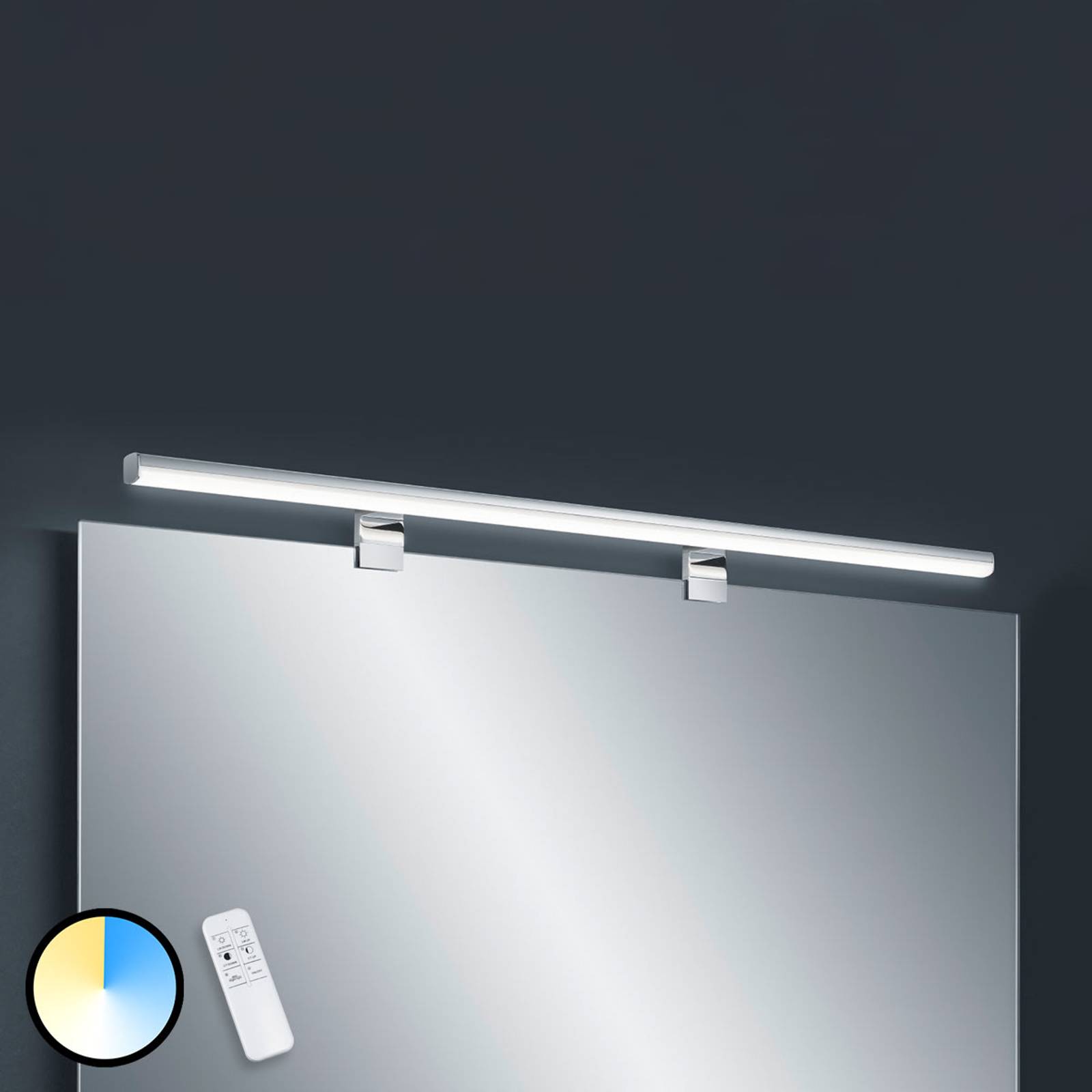 Helestra Gaia LED-peililamppu kaukosäädin 99cm