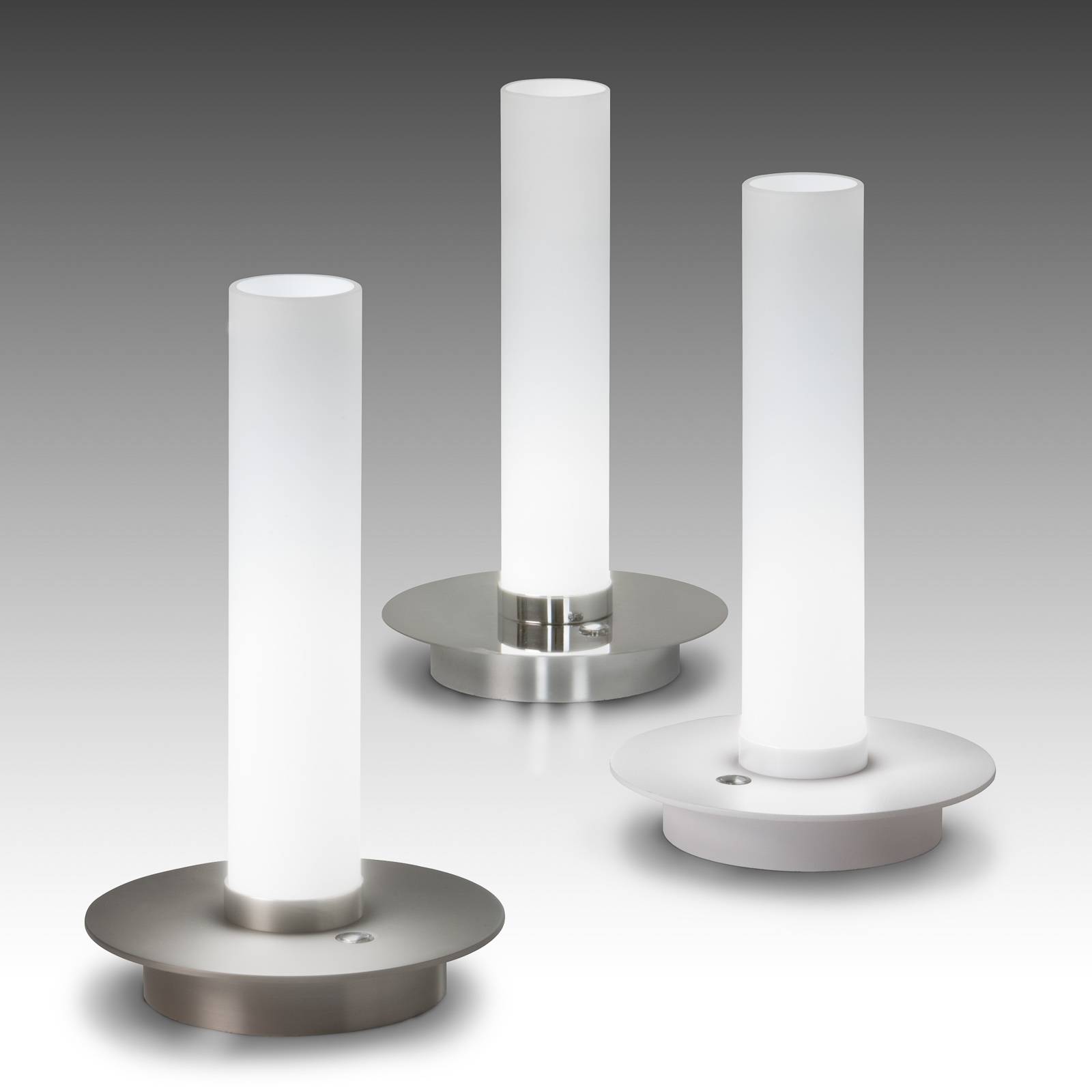LED-pöytälamppu Candle, valkoinen